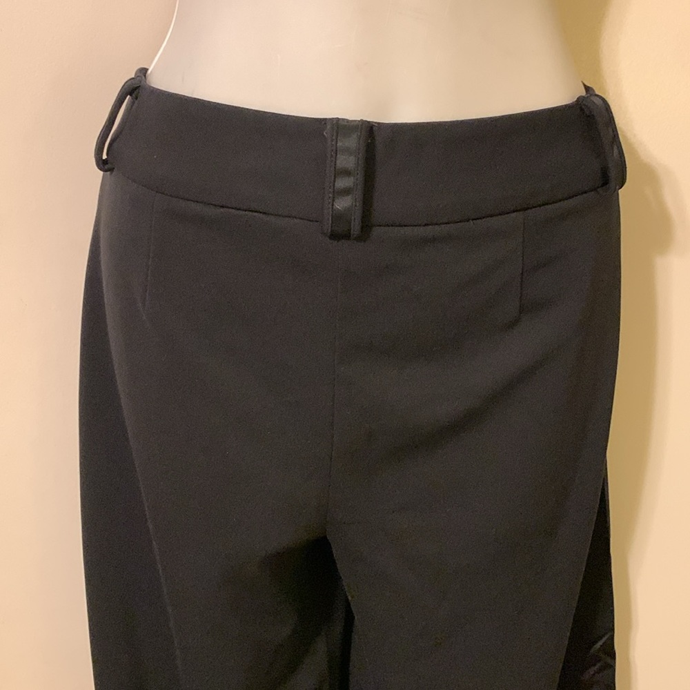 Black Express pants with satin detail - Picture 2 of 4